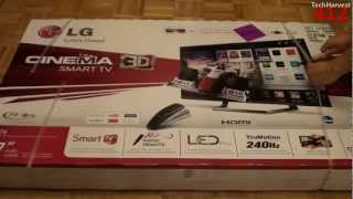 LG 3D Cinema Smart TV 47LM7600 Unboxing [upl. by Rissa]