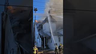 Bridgetown Baptist Church Fire  When the 1st Steeple Fell [upl. by Colyer303]