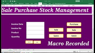 sales and purchase Data Entry and Record Maintain in excel [upl. by Reywas621]