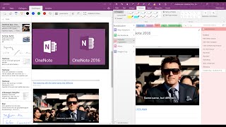 OneNote 2016 VS OneNote App Windows 10 [upl. by Uv]