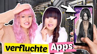 Wir testen VERFLUCHTE Apps 😱 Jetzt haben wir Angst 😭 ViktoriaSarina [upl. by Annabella]