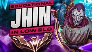 How to play Jhin in low Elo  Jhin ADC Gameplay Guide  League of Legends [upl. by Ylenaj973]