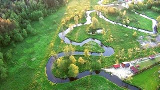 Lot nad doliną Wieprza  Krasnobród  Zwierzyniec [upl. by Stuckey]