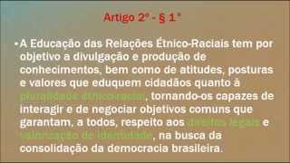 Educação das Relações ÉtnicoRaciais e Ensino de História e Cultura AfroBrasileira e Africana [upl. by Olenolin]