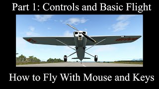 How to fly a plane in Beam NG with mouse and keyboard Tutorial Win10Controls and Basic Core Skills [upl. by Aniratak790]