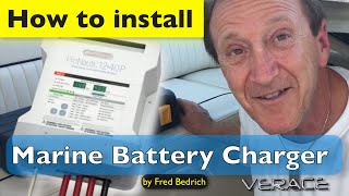 How to install Marine Battery Charger in less than an hour ⁉️ ProNautic 1240P [upl. by Jodie858]