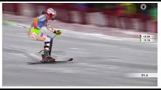 Petra Vlhova Ski Alpin Flachau Nachtslalom der Damen Lauf 1 [upl. by Reiser]