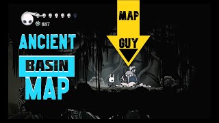 Hollow Knight Ancient Basin Map  Cornifer Location [upl. by Dannie]