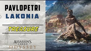 Pavlopetri Lakonia  Loot Treasure Location  ASSASSINS CREED ODYSSEY [upl. by Ydnil278]