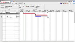 ProjectLibre  How to introduction demo  Project Management Software [upl. by Claresta]