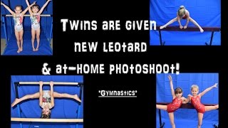 The Twins Get A NEW Olympic Leotard amp Gymnastics Photoshoot On Beam Bars amp Floor [upl. by Albertine]