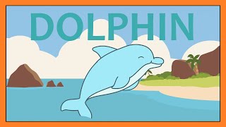 Dolphin Song  Fun Sea Animal Facts Song for Kids │ Smiley Rhymes [upl. by Tilda]