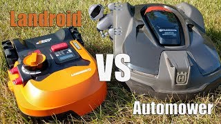 Why We Went With The Worx Landroid Over The Husqvarna AutoMower [upl. by Micheil]