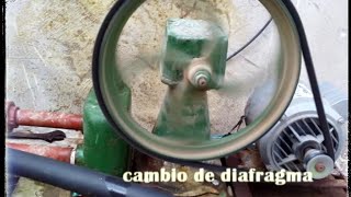 como cambiar diafragma de bombeador de agua [upl. by Dinsmore]