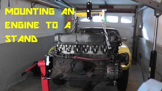 How to Mount an Engine to an Engine Stand [upl. by Ursuline]