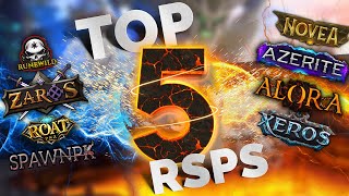 MY TOP 5 BEST RSPS OF 2022 [upl. by Enairda]