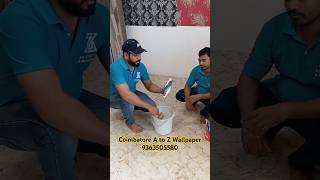 How to Make Wallpaper Paste in Tamil wallpapergum wallpaper interiordesign gum coimbatore [upl. by Tombaugh]