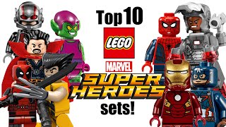 Top 10 LEGO Marvel Super Heroes Sets [upl. by Florella]