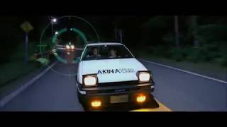 Initial D  PART OF TAKUMI FUJIWARA Toyota AE86 Trueno vs SEIJI IWAKI Mitsubishi Lancer Evo IV [upl. by Hulbig664]