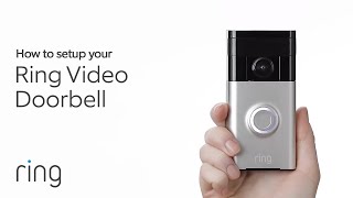 How to Set Up Your Ring Video Doorbell  Ring [upl. by Aney855]