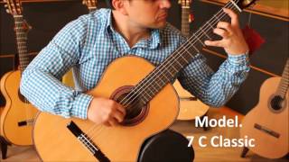 Review model 7C Classic  Alhambra Guitarras [upl. by Annekcm]