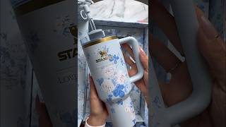 Unboxing my new Stanley X LoveShackFancy cup 🥹🩵 unboxing stanley loveshackfancy [upl. by Elehcim]