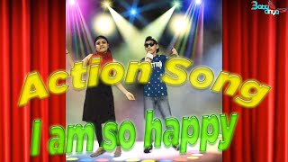 i am so happy Na Na Na Action Song Action Song for kids Baby Yanya [upl. by Durston]