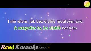 Ich Troje  A wszystko to bo ciebie kocham karaoke  RemiKaraokecom [upl. by Marybella682]