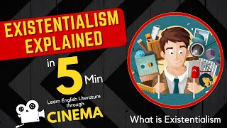 What is Existentialism  Learn English Literature through Cinema  Existentialism Explained [upl. by Molahs]