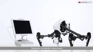 Tutorial Inspire 1 Cómo enlazar el radiocontrol [upl. by Ahsenrac476]