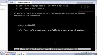 How to fix There isnt enough memory available to create a ramdisk device 0xc0000017 VMware [upl. by Atekihs117]