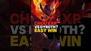 Chou EXP vs DYROTH Ini mah pembulian mobilelegends aldous mlbb mlbbhighlights mlbbhighlights [upl. by Red]