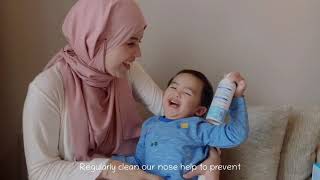 How to use Sterimar for Babies  Fatin Liyana [upl. by Orabla38]