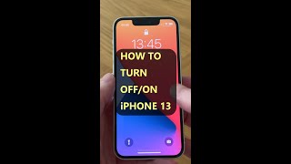 How to Turn Off iPhone 13 Pro Pro Max [upl. by Rubens]