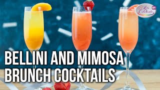 The Bellini and Mimosa  The Best Champagne Brunch Cocktails [upl. by Kadner]