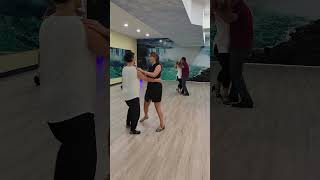 Tango Basic with Promenade Left Turn  Dance Lessons for Beginners [upl. by Nylleoj]