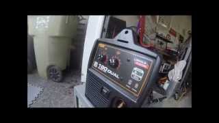 How to Set Up Lincoln Electric Power Mig 180 Dual Wire Feed Welder [upl. by Assila]