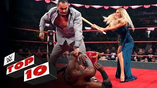 Top 10 Raw moments WWE Top 10 Oct 28 2019 [upl. by Idelia]