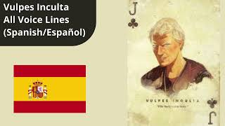 Fallout New Vegas  Vulpes Inculta All Spanish Voice Lines Todas las líneas de voz Español ESP [upl. by Collum]