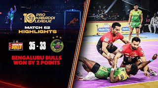 Bengaluru Bulls Make Stunning Comeback to Pip Patna Pirates  PKL 10 Highlights Match 62 [upl. by Laing137]