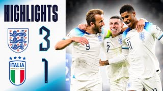 England 31 Italy  Kane amp Rashford Send England EURO 2024 Bound  Highlights [upl. by Kcirdec896]