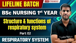 Structure amp Functions Of Respiratory System  Part 2  Respiratory System  BSc Nursing 1st Year [upl. by Urd]