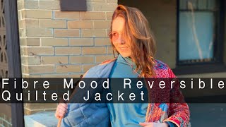 Quilted Reversible Jacket  Perfect Spring Transition Outfit  Fibre Mood Molly [upl. by Calica]