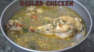 Boiled Chicken  Healthy Boil Chicken in Pressure Cooker [upl. by Erdnaxela]