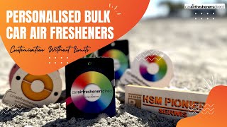 Personalised Bulk Car Air Fresheners  Car Air Fresheners Direct [upl. by Ennaeus]