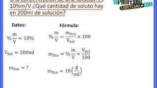 Concentración de las Soluciones Unidades Físicas mV  Lección Práctica 3 [upl. by Rannug193]