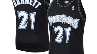 DHGate Online Jersey Review amp unwrapping Kevin Garnett Timberwolves amp Ray Bourque JEGO Sports Gear [upl. by Auqinu746]