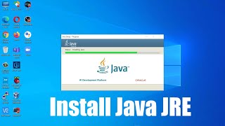 How to Install Java JRE 8 Java Runtime Environment on Windows 10 [upl. by Jamnis860]