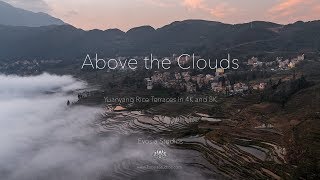 Above the Clouds Yuanyang Rice Terraces in Yunnan China  Aerial amp Timelapse 4K [upl. by Ailemap]