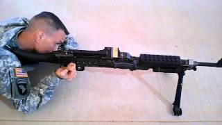 M240 Load Fire Clear Steps [upl. by Coussoule881]